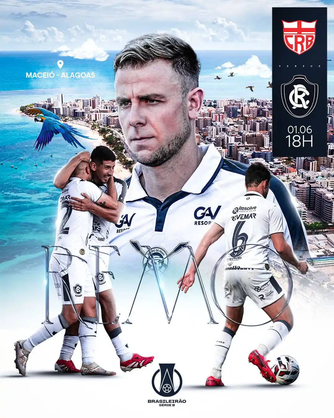 Image from Clube do Remo Oficial: Amanhã é dia de lutar pelos 3 pontos em Maceió! 🔥 O Clube do Remo en...