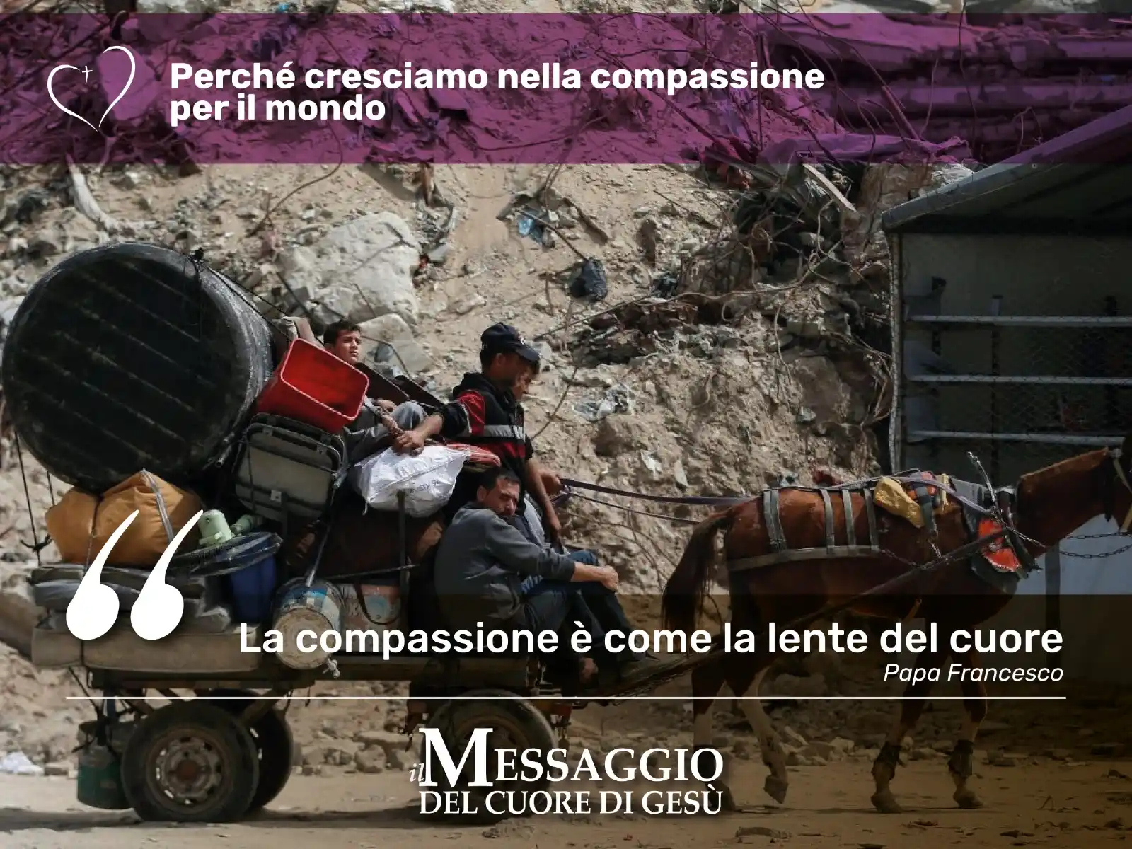 Image from Rete Mondiale di Preghiera del Papa in Italia: “Anche se ci sentiamo incapaci di cambiare le strutture ingiuste della...