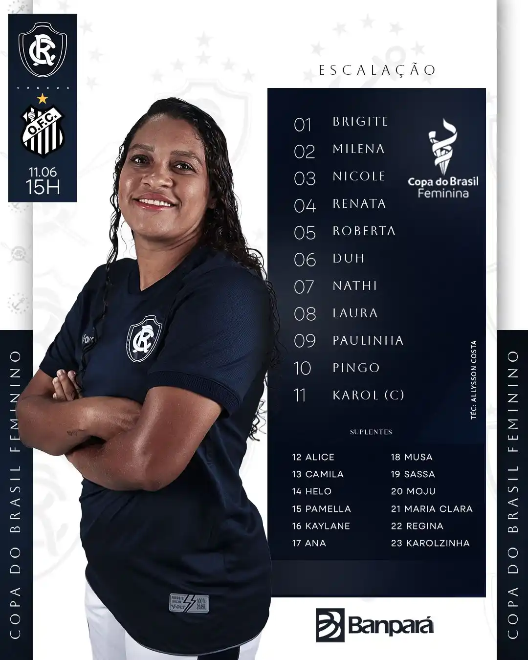 Image from Clube do Remo Oficial: As Leoas estão escaladas! 🔥🦁 <a class="text-blue-500 hover:underlin...