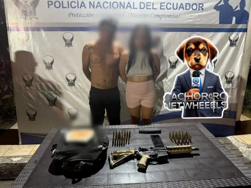 Image from El Cachorro TV: 🚨ATENCIÓN 🚨 En Bastión Sur, Guayaquil, la Policía capturó a Leonel ...