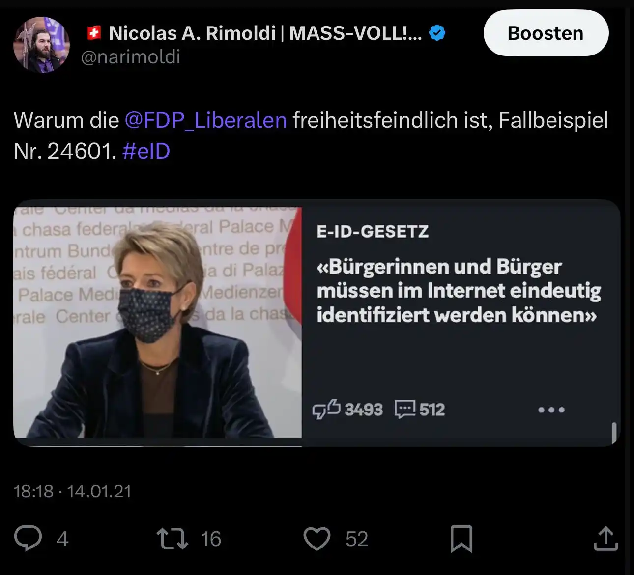 Image from RIMOLDI 🇨🇭: ❗️ Ausweiszwang im Internet kommt mit der <a class="text-blue-500 hove...