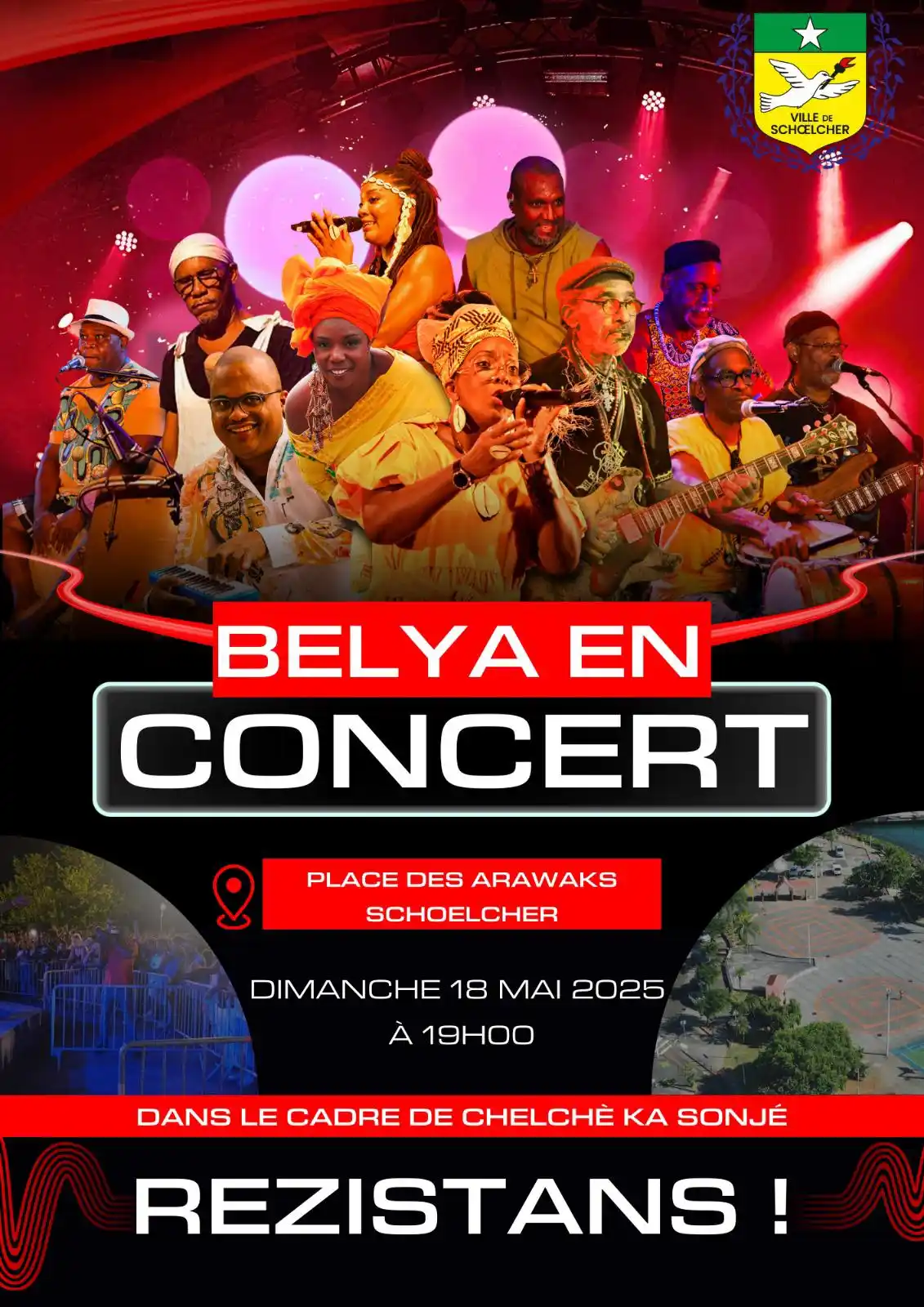 Image from Ville de Schoelcher: BELYA EN CONCERT À SCHŒLCHER ! Rendez-vous dimanche 18 mai 2025 à 19h...