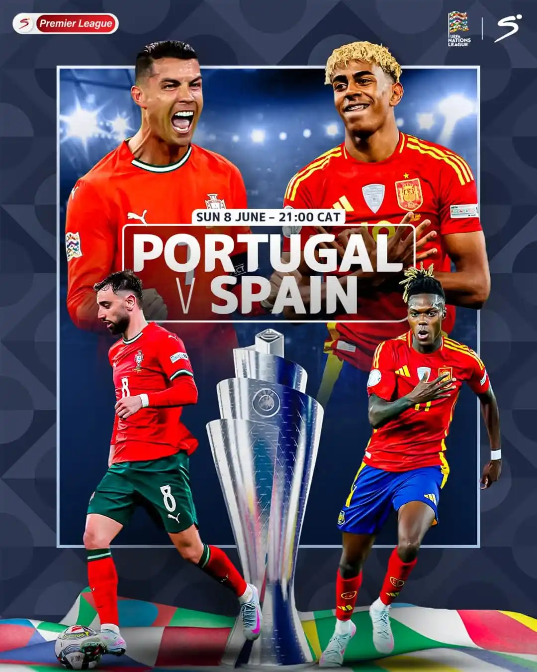 Image from GOtv Malawi: Big boys vs future legends 🔥 who’s showing levels tonight? 😎🇵🇹 or ...