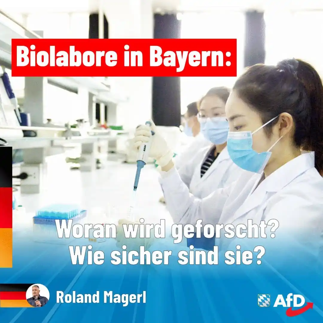Image from AfD Weiden-Neustadt-Tirschenreuth: Bioforschungslabore in Bayern: Anfrage an die Staatsregierung zu Forsc...