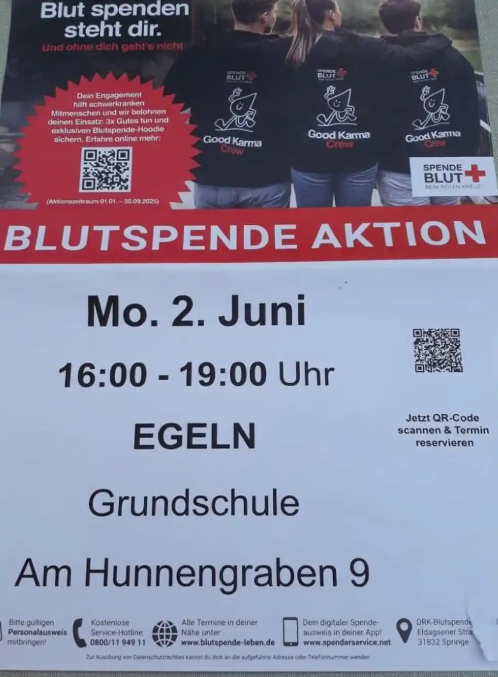 Image from Egelner Wochenblatt *News,Updates,Informationen*: *Blutspendeaktion in Egeln – Ihre Hilfe wird gebraucht!* Am Montag, d...