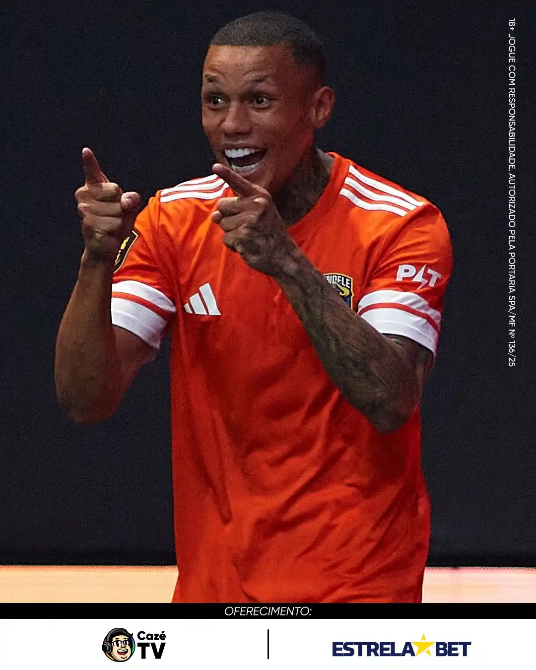 Image from CazéTV: Dendele FC x Desimpedidos Goti 🔥 É tudo ou nada! O Dendele FC chega...