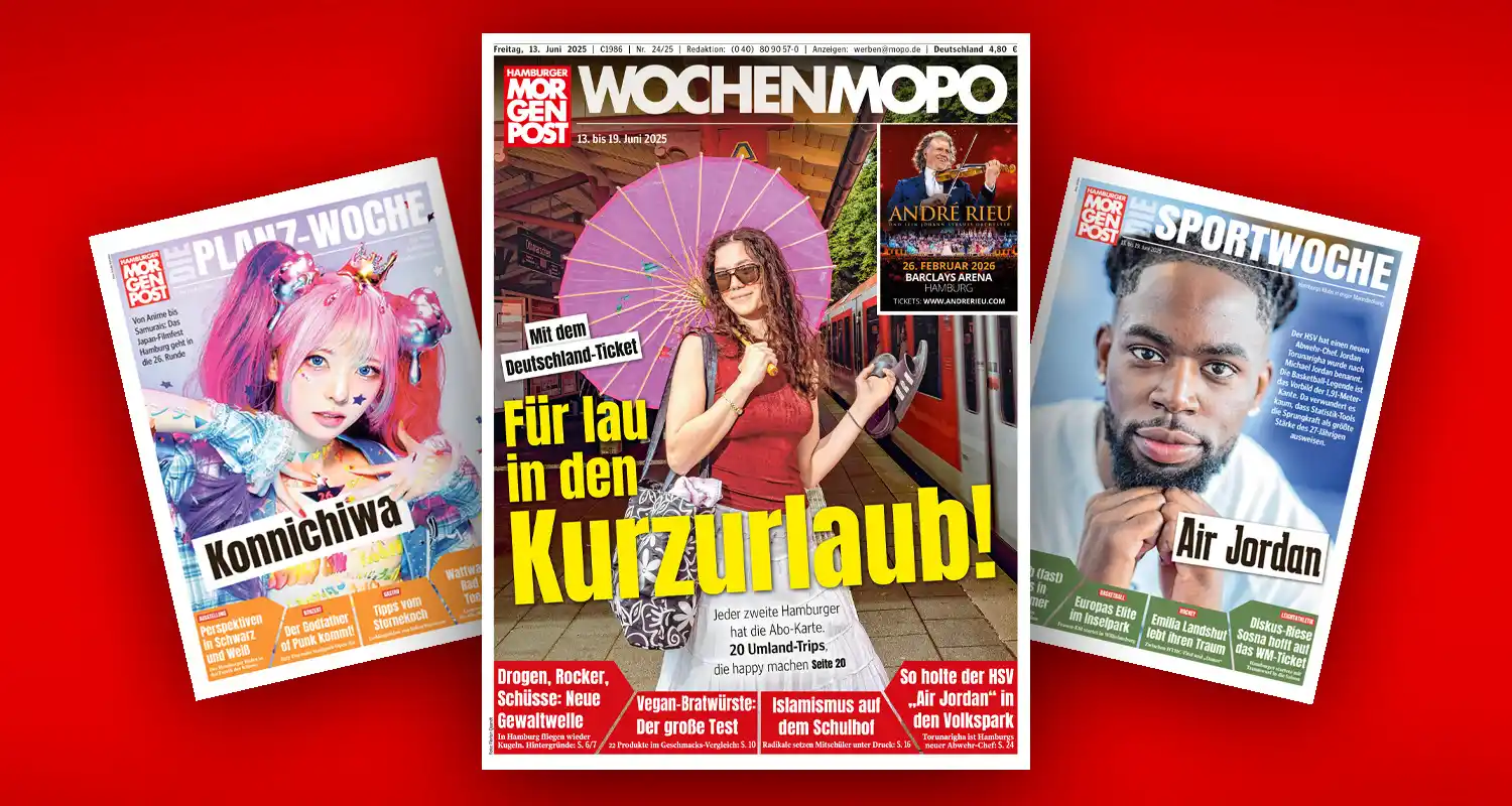 Image from MOPO – Hamburger Morgenpost: 🗞️🤩 *Die WochenMOPO – ab Freitag neu und überall, wo es Zeitungen gi...