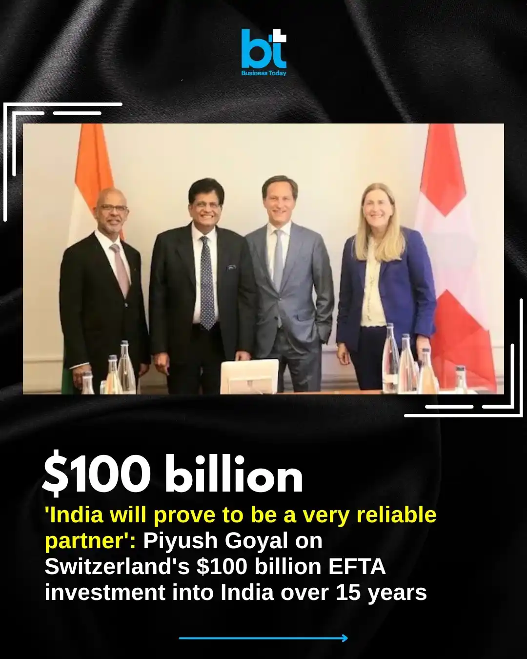 Image from Business Today: 💰 *Economy | Union Minister of Commerce & Industry Piyush Goyal, in B...