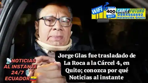 Image from 📡NOTICIAS AL INSTANTE 24/7📢 ECUADOR 🇪🇨: El exvicepresidente de Rafael Correa, Jorge Glas, llegó este 5 de juni...