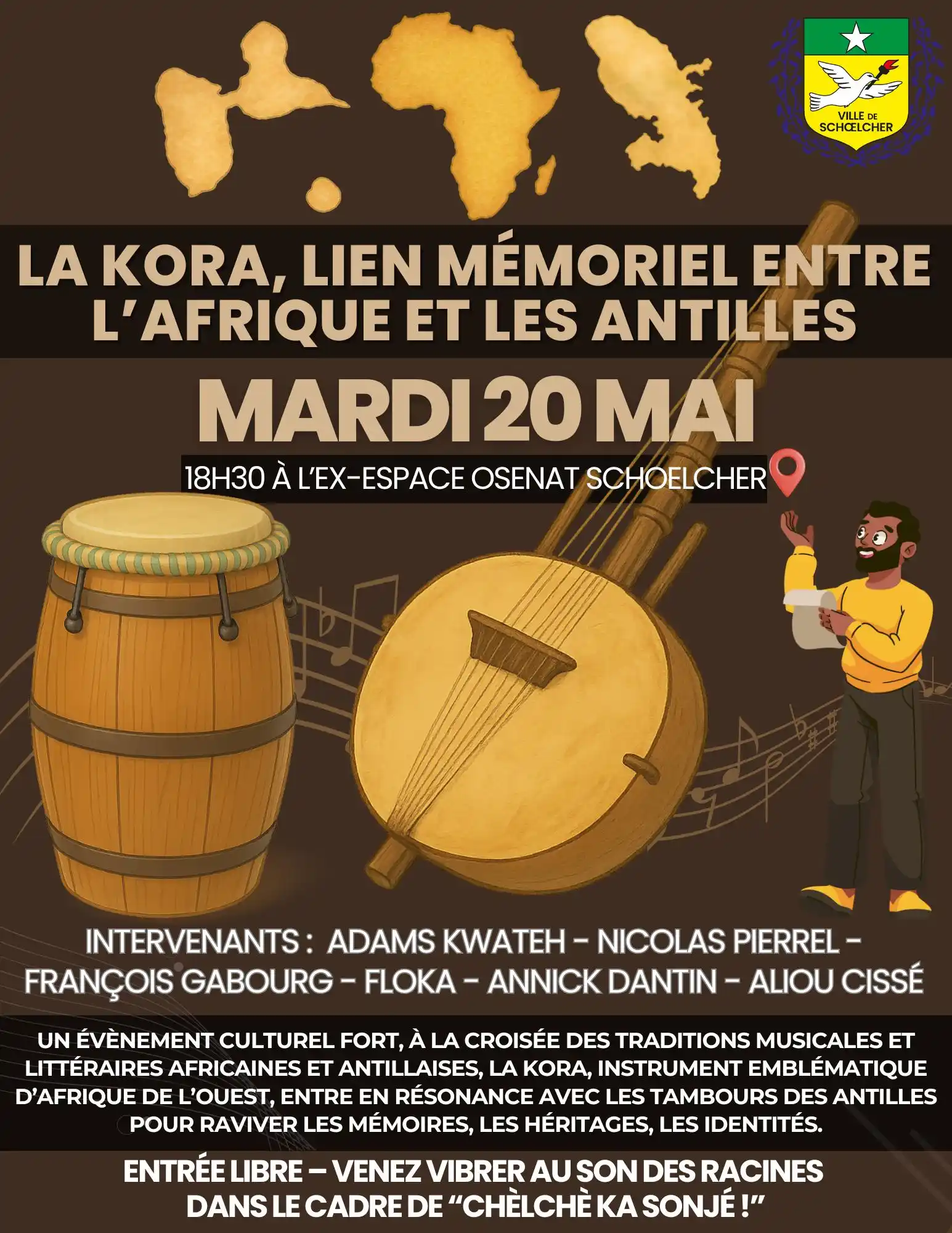 Image from Ville de Schoelcher: [ÉVÉNEMENT CULTUREL À SCHŒLCHER]  La Ville de Schœlcher vous invite à ...