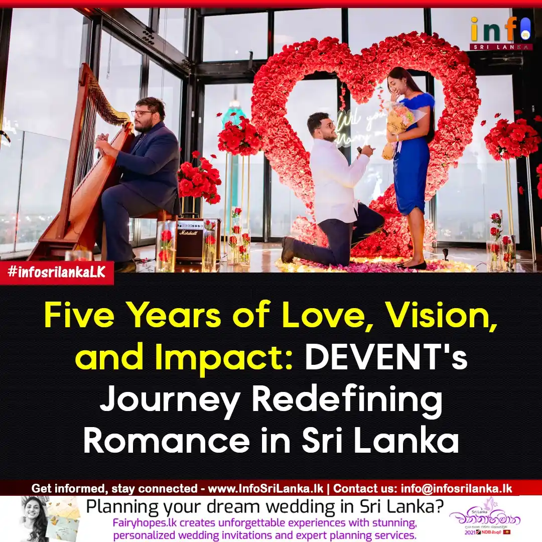 Image from Info Sri Lanka: *Five Years of Love, Vision, and Impact: DEVENT's Journey Redefining R...