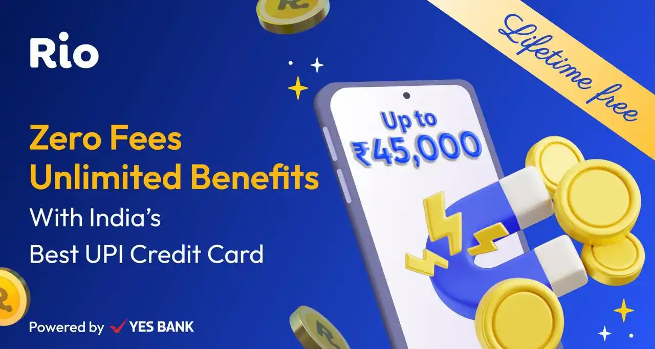 Image from DEALS HUBB 2.0 ✅: Get a Lifetime FREE RIO Card, earn cashback on every UPI & card spend ...