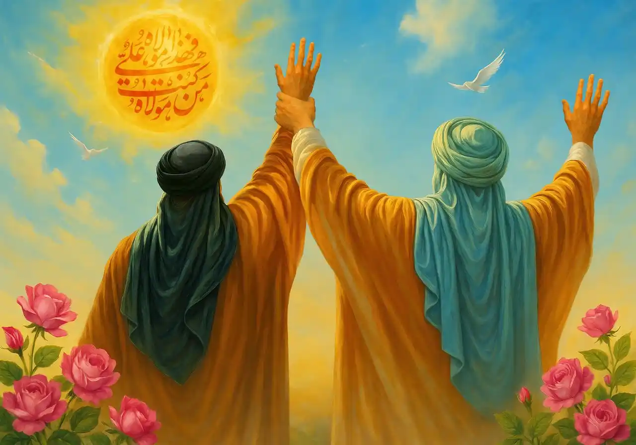 Image from Le Printemps du Coran 3: 🌱Ghadir, le jour de la Walayah et de la haine envers les polythéistes...