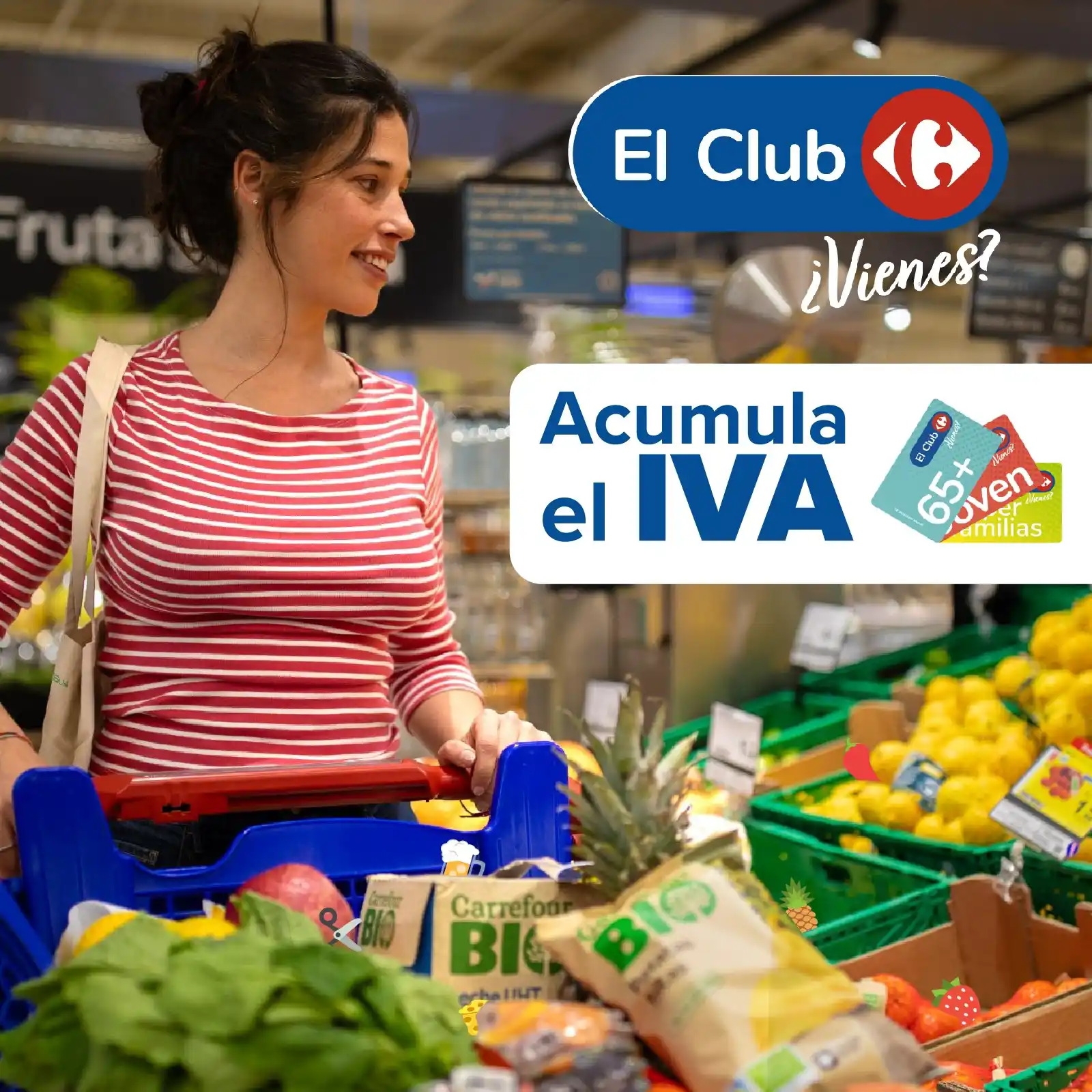 Image from El Club Carrefour: 👀 *¡Hay un intruso!* En nuestra imagen de *tarjetas Club* se ha cola...