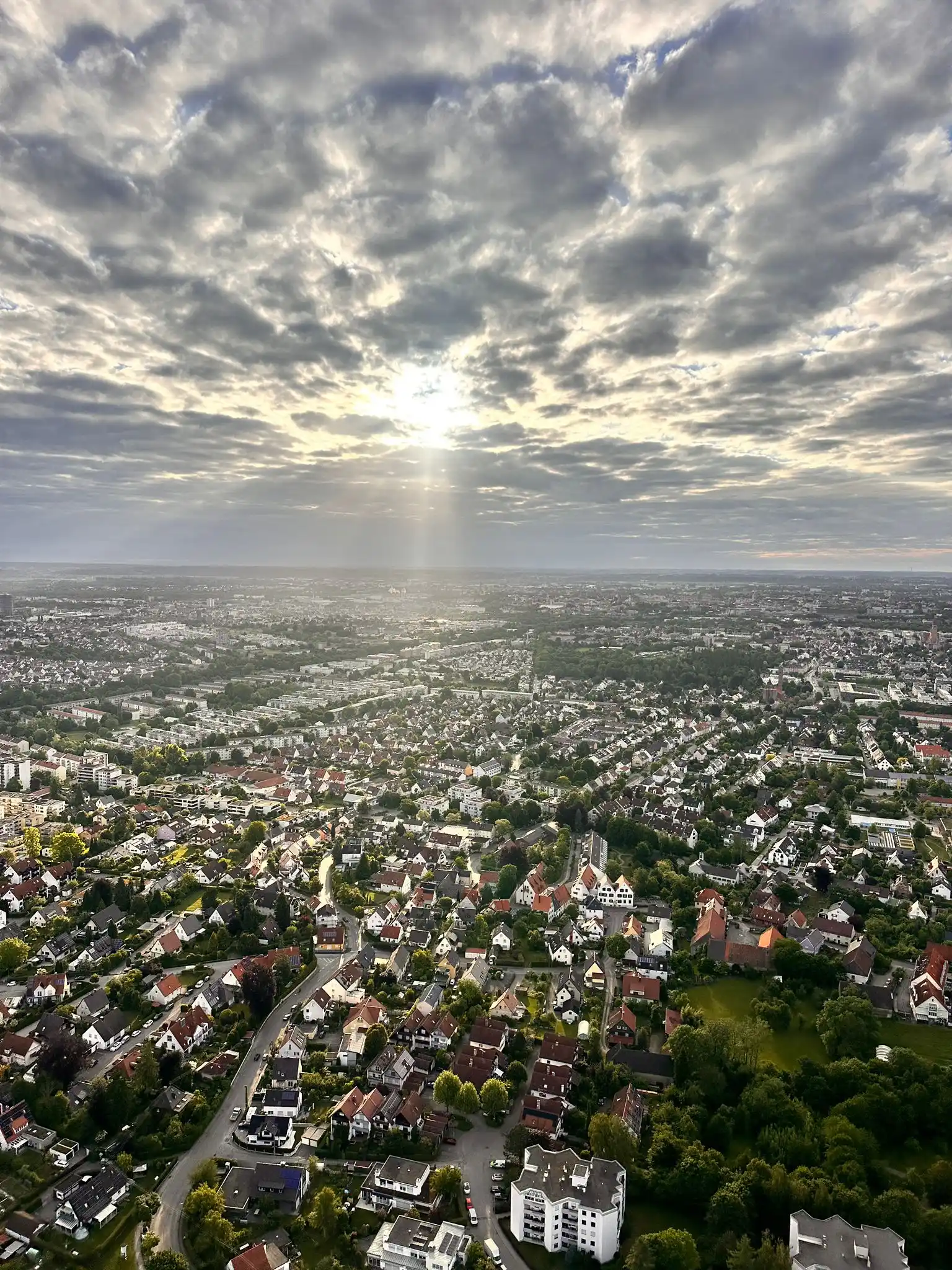 Image from Ballonfahrten Augsburg: Himmlisch heute Morgen über Augsburg und Friedberg...