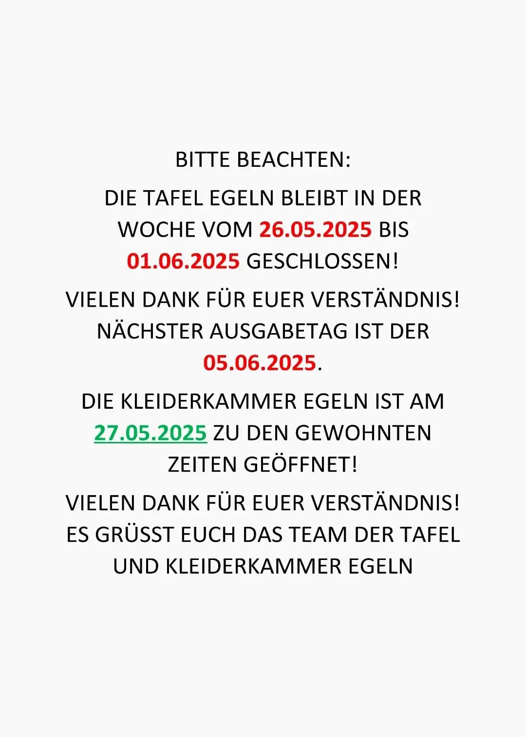 Egelner Wochenblatt *News,Updates,Informationen* post