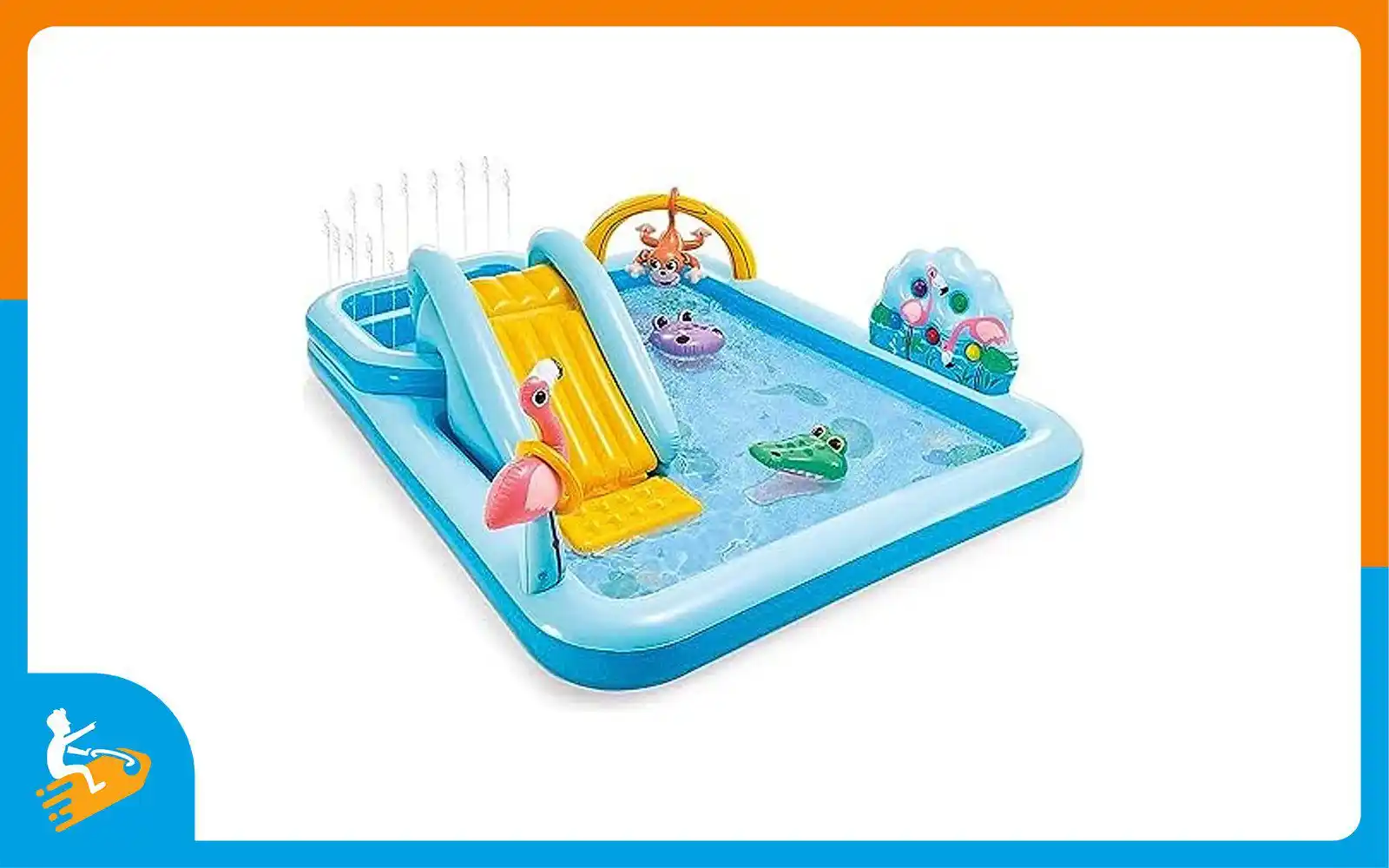 Image from La pagina degli sconti 💰: 🌳 *INTEX 57161NP, Centro Giochi D'Acqua per Bambini, Avventure nella ...