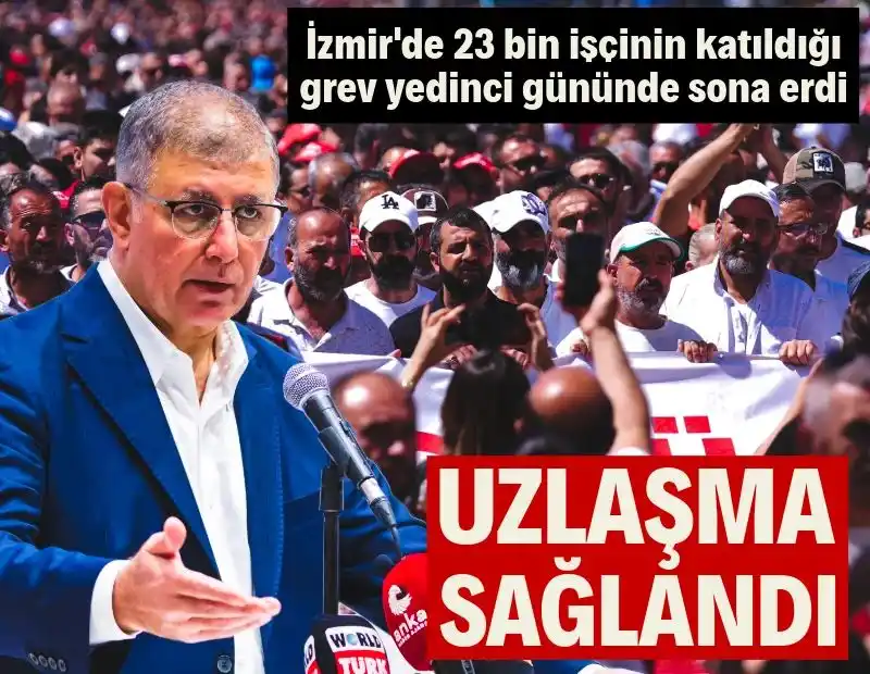 Image from Nefes Gazetesi: *İzmir Büyükşehir Belediyesi'yle DİSK arasında anlaşma sağlandı. Böyle...