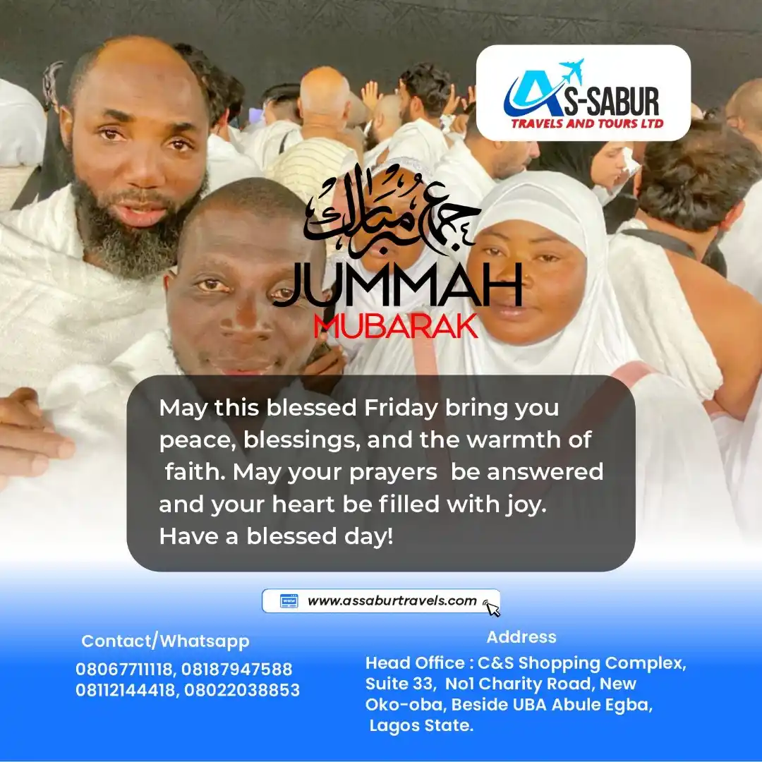 AS-SABUR TRAVELS AND TOURS LIMITED RC NO.(1859650)  post