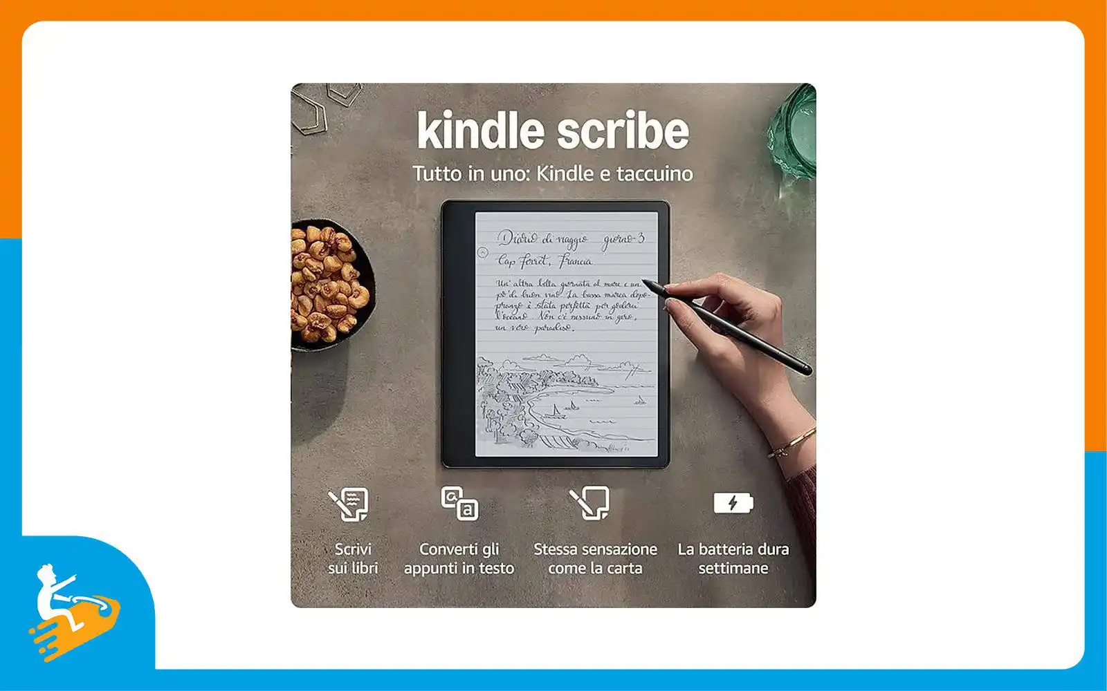 Image from La pagina degli sconti 💰: *Kindle Scribe, Lettore e Taccuino Digitale 10,2'' con Penna* 💥 Prez...
