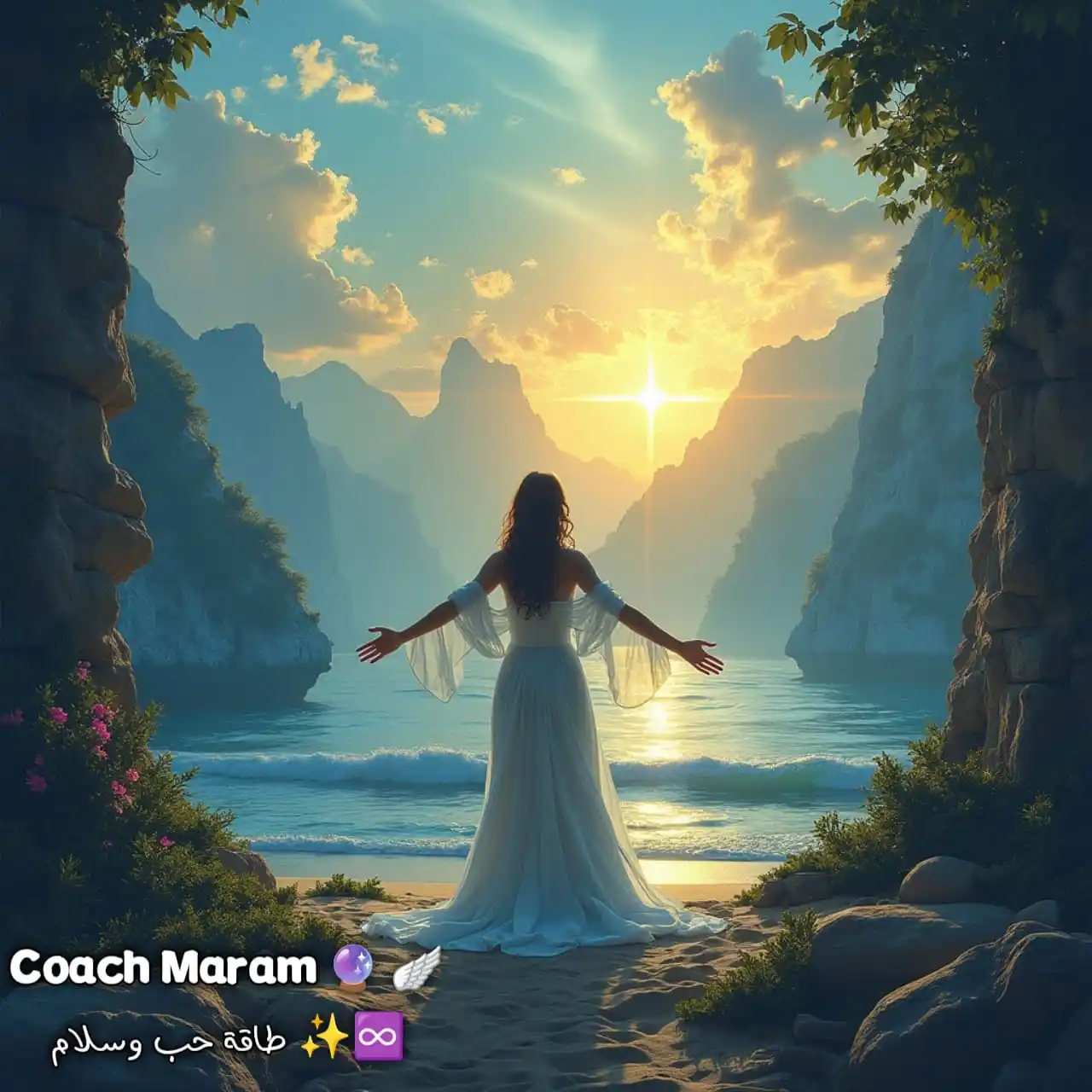 Image from Coach Maram: 💫 كيف تحرر مشاعرك؟ دليلك الذهبي للتشافي والارتقاء 🕊️✨ 🔻 1. اعرف ...