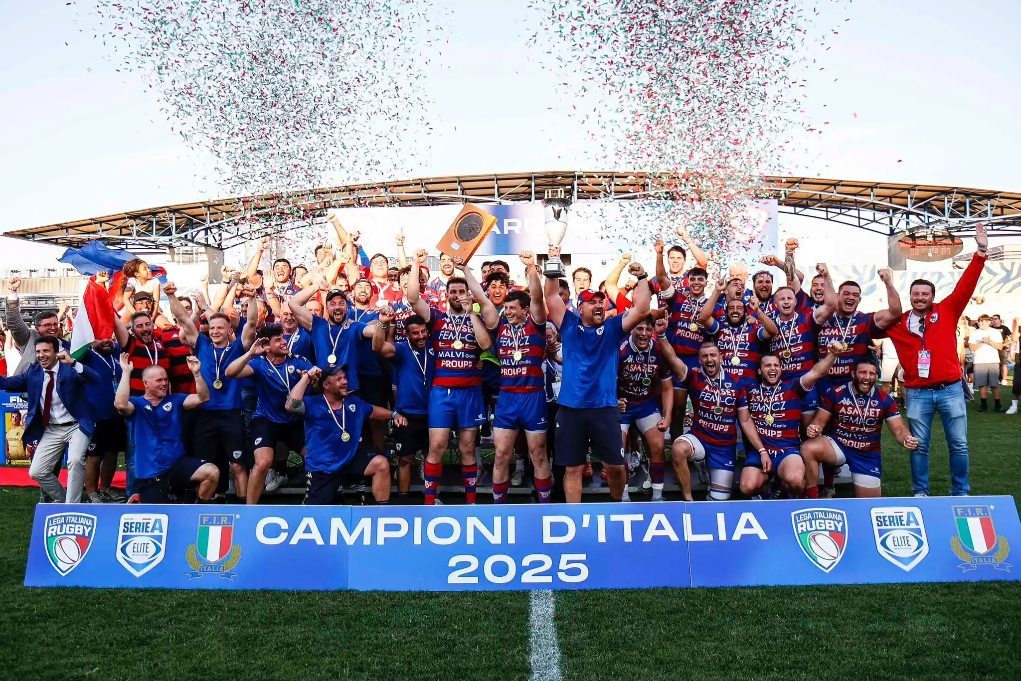 Image from Federugby: La FEMI-CZ Rugby Rovigo Delta si laurea Campione d’Italia per la quind...