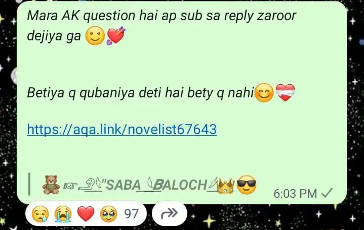 Image from Shahbaz || Romantic Love Deep Words Dp Islamic Funny Video Poetry Novels Caption News Food Fashion: _Ma na ap sub ka question parhy or Kuch ka Khana hai ka bety bhi quban...