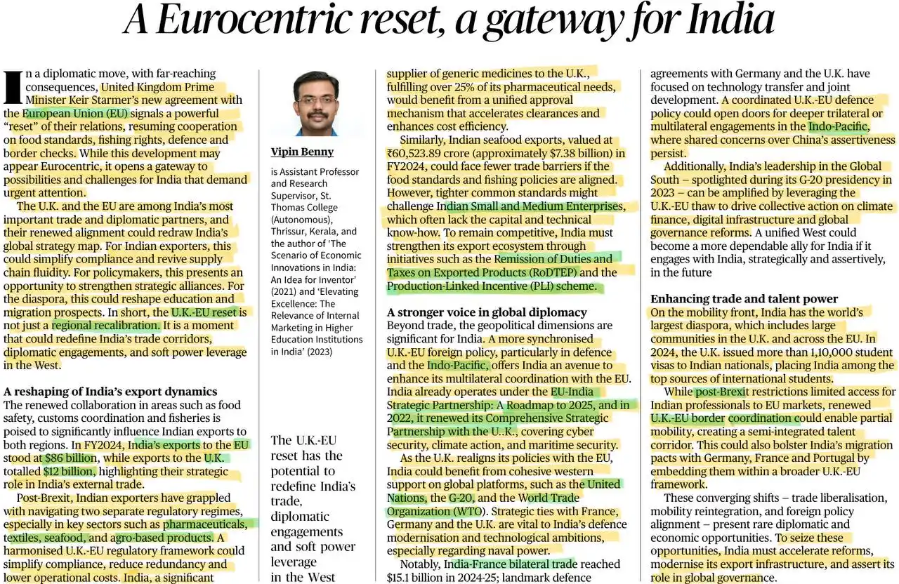 Image from UPSC Hindi Upsc UPSC UPSC UPSC UPSC UPSC UPSC Upsc Upsc UPSC UPSC UPSC UPSC UPSC UPSC UPSC UPSC UPSC: ЁЯФЖ рдореБрдЦреНрдп рдмрд╛рддреЗрдВ: рдпреВрдХреЗ-рдИрдпреВ рдкреБрдирд░реНрдирд┐рд░реНрдзрд╛рд░рдг рднрд╛рд░рдд рдХреЗ рд▓рд┐рдП рдПрдХ рд░рдгрдиреАрддрд┐рдХ рдЕрд╡рд╕рд░ рд╣реИ ...