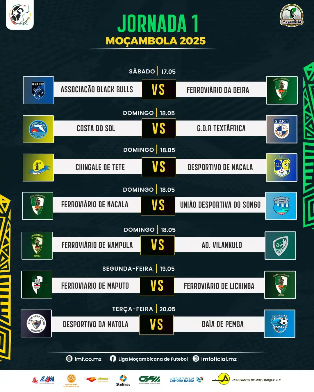 Liga Moçambicana de Futebol post
