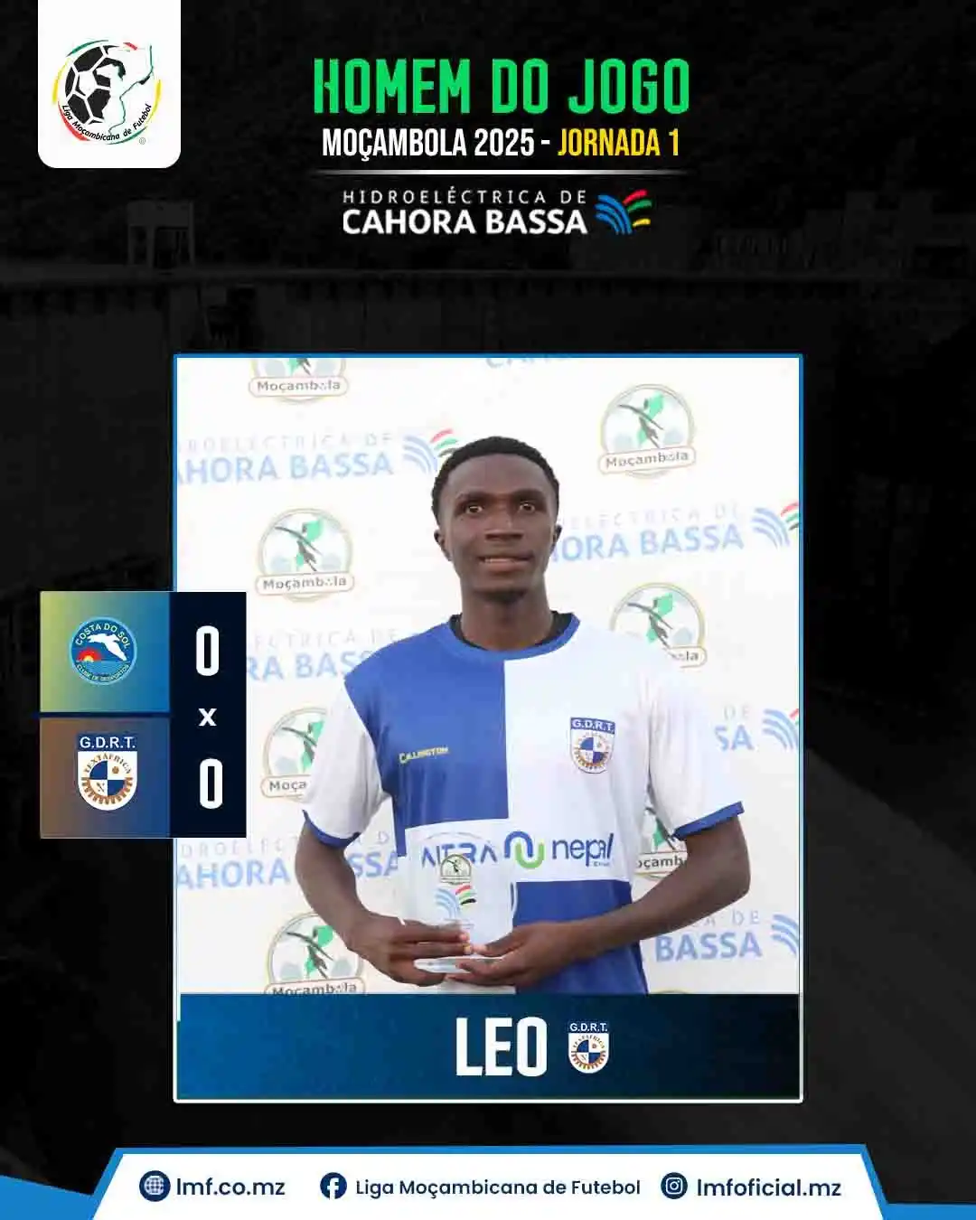 Image from Liga Moçambicana de Futebol: 𝙈𝙤ç𝙖𝙢𝙗𝙤𝙡𝙖 2025 🇲🇿 - 𝙅𝙤𝙧𝙣𝙖𝙙𝙖 1: Costa do Sol Vs Textáf...