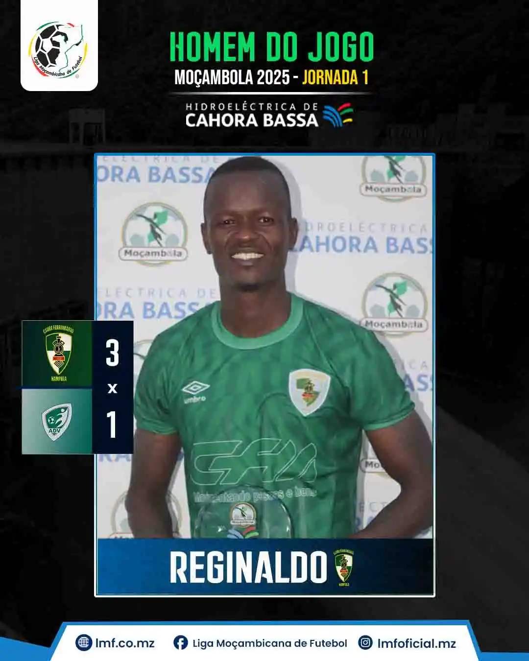 Image from Liga Moçambicana de Futebol: 𝙈𝙤ç𝙖𝙢𝙗𝙤𝙡𝙖 2025 🇲🇿 - 𝙅𝙤𝙧𝙣𝙖𝙙𝙖 1: Ferroviário de Nampula...