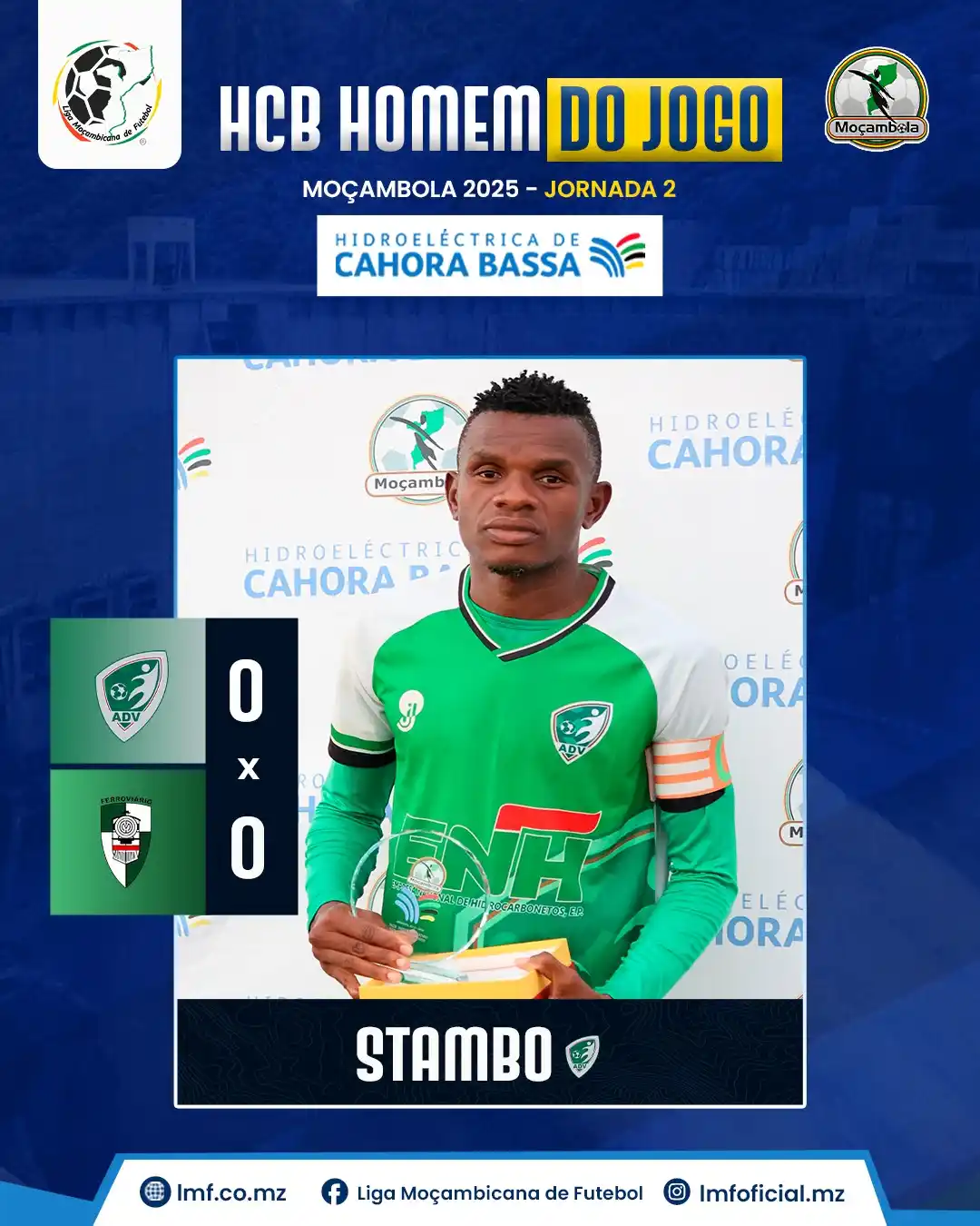 Image from Liga Moçambicana de Futebol: 𝙈𝙤ç𝙖𝙢𝙗𝙤𝙡𝙖 2025 🇲🇿 - 𝙅𝙤𝙧𝙣𝙖𝙙𝙖 2: AD Vilankulo 🆚 Ferrov...