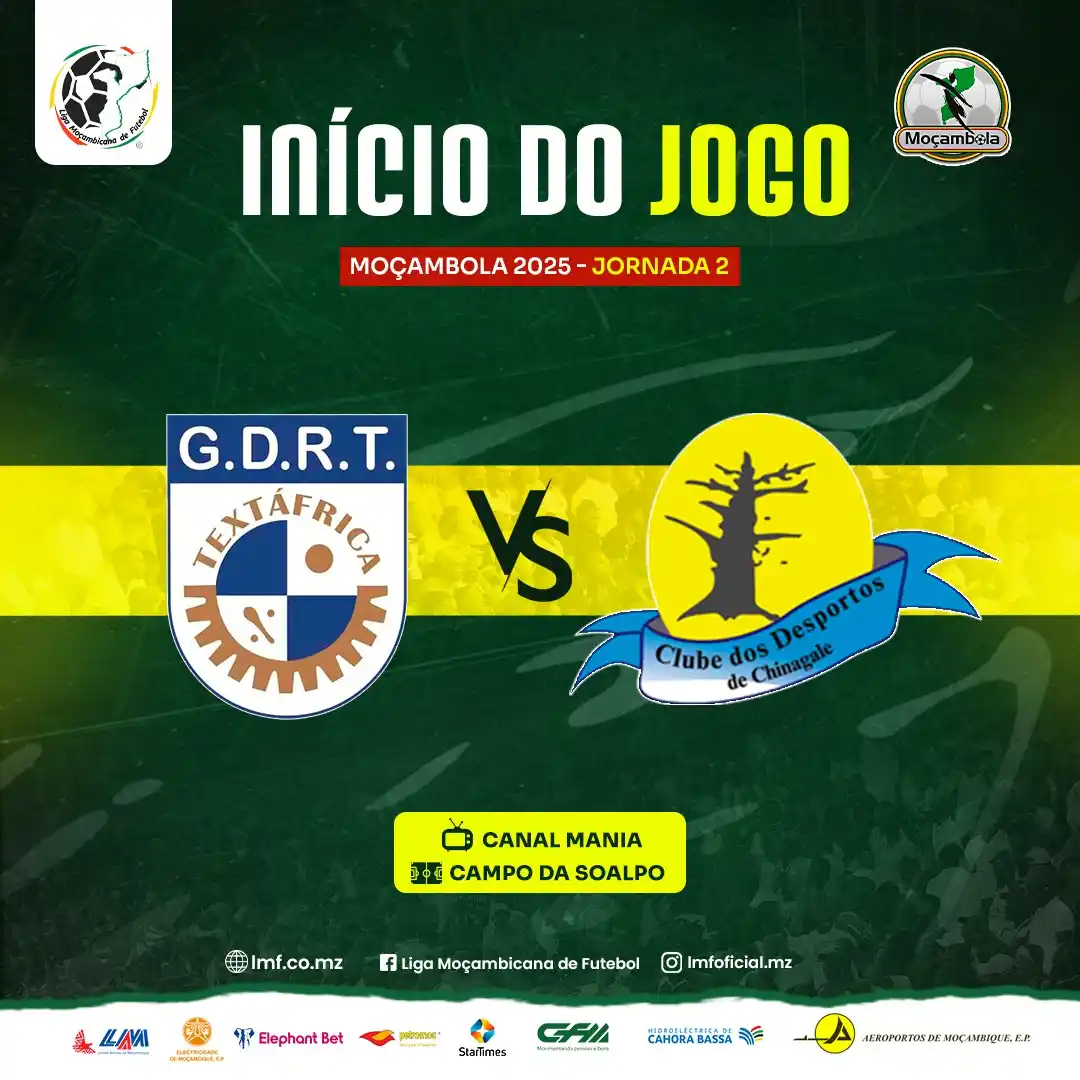 Image from Liga Moçambicana de Futebol: 𝙈𝙤ç𝙖𝙢𝙗𝙤𝙡𝙖 2025 🇲🇿 - 𝙅𝙤𝙧𝙣𝙖𝙙𝙖 2  Já se joga no campo da...