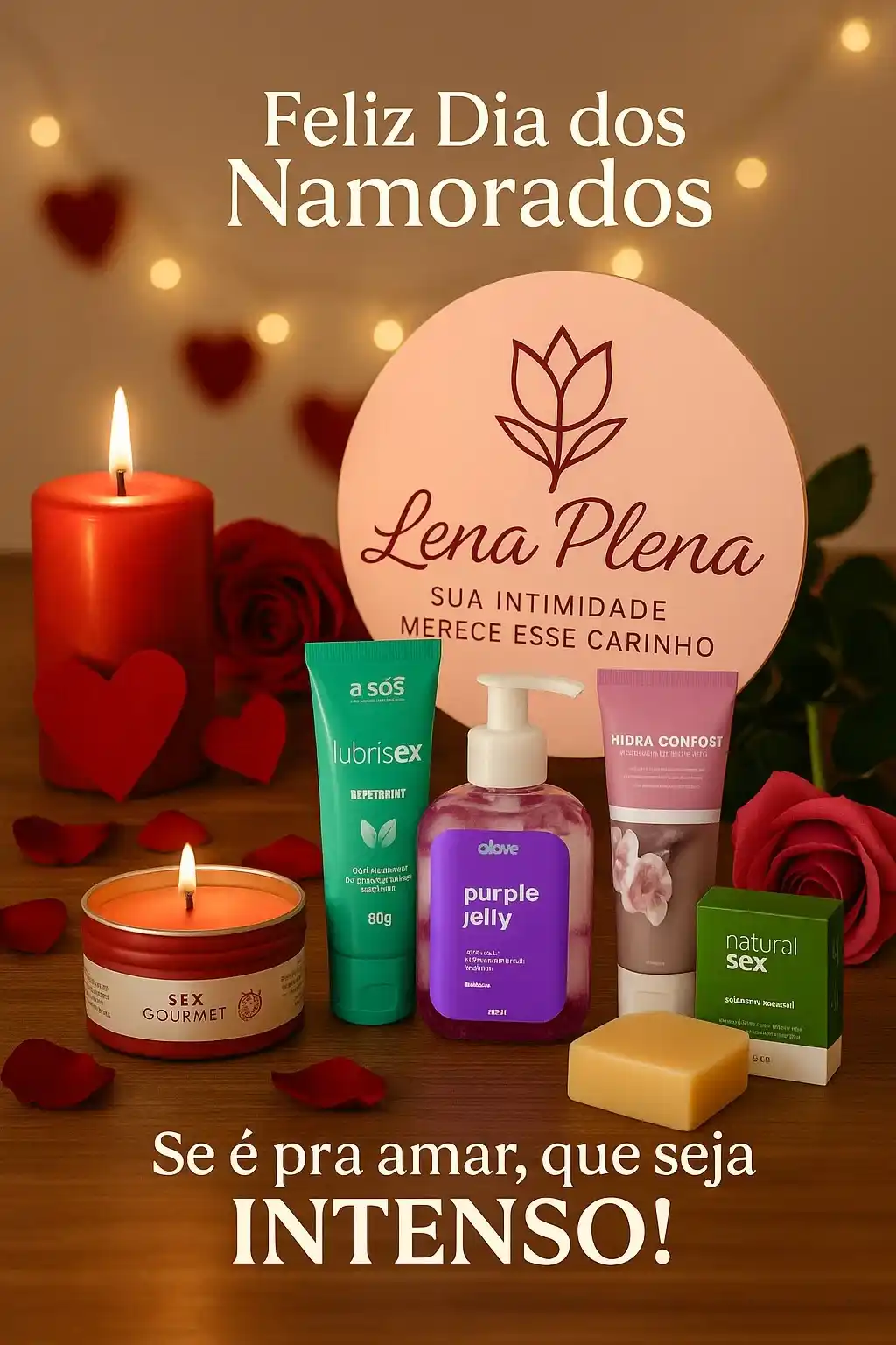 Image from Lena Plena Store 🌷& Estilosa Semi Jóias ✨: 💘 O amor tá no ar... e ainda dá tempo de apimentar essa data! Na Lena...