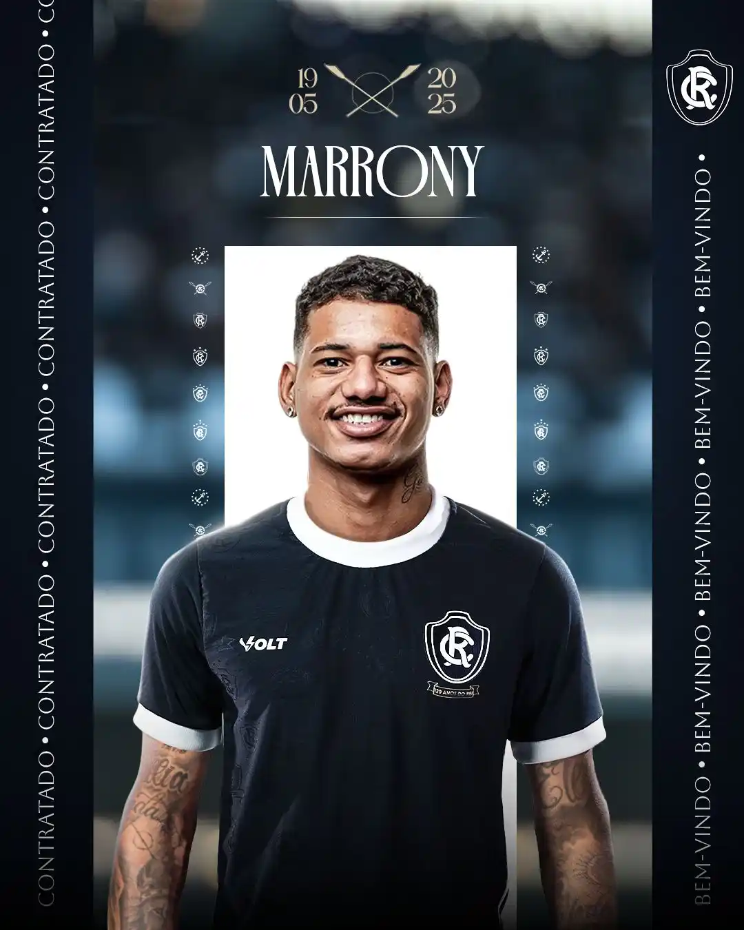 Image from Clube do Remo Oficial: O atacante Marrony é o novo contratado do Clube do Remo para a sequênc...
