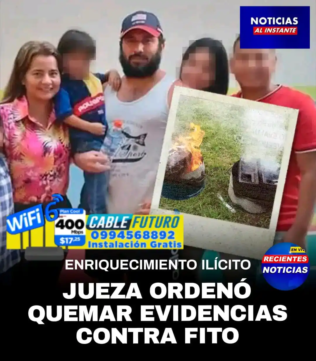 Image from 📡NOTICIAS AL INSTANTE 24/7📢 ECUADOR 🇪🇨: 🚨 Por orden judicial, fueron incineradas las evidencias recolectadas ...