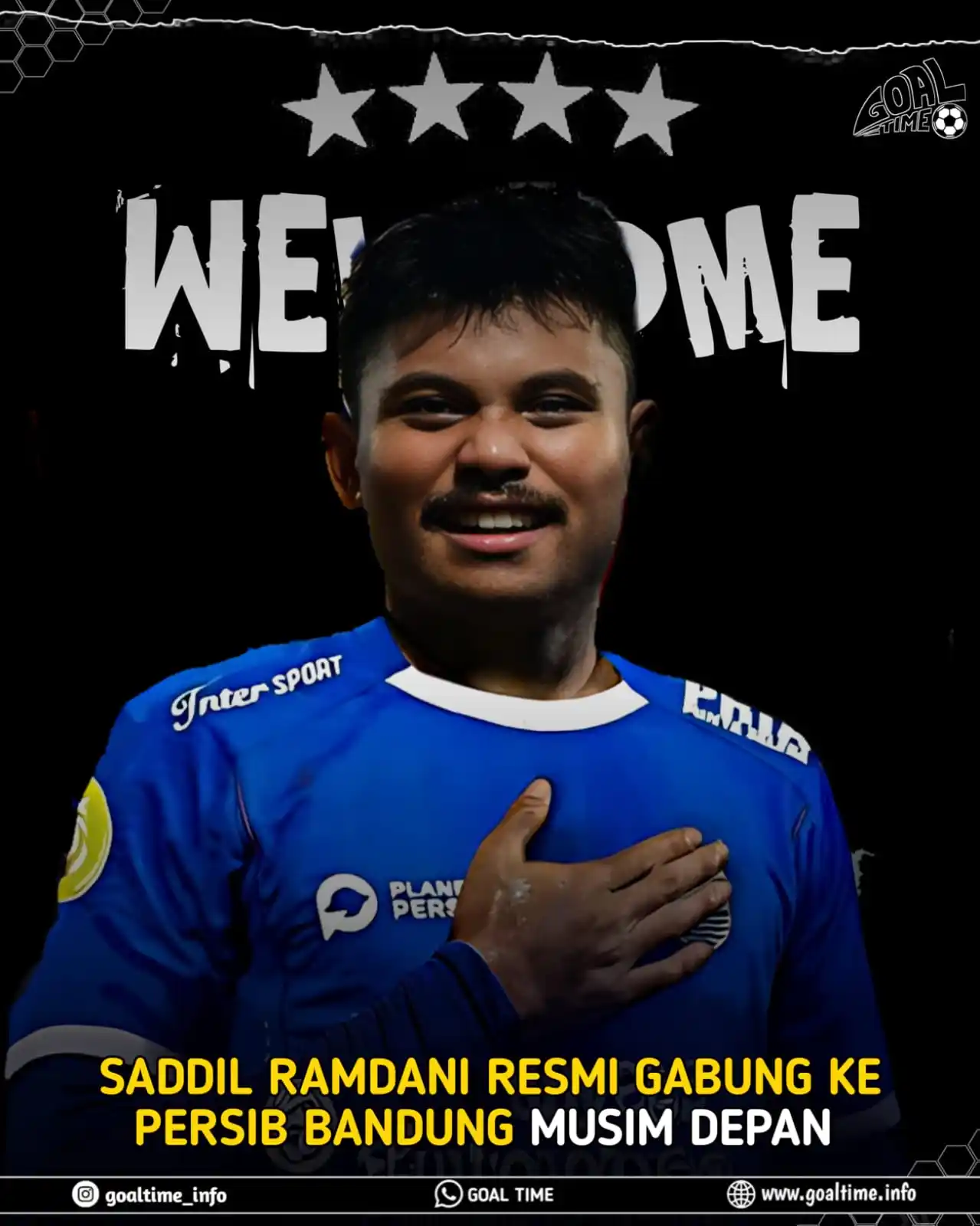 Image from GOAL TIME: Saddil Ramdani Resmi Gabung Persib Bandung, Siap Ukir Sejarah Baru PE...