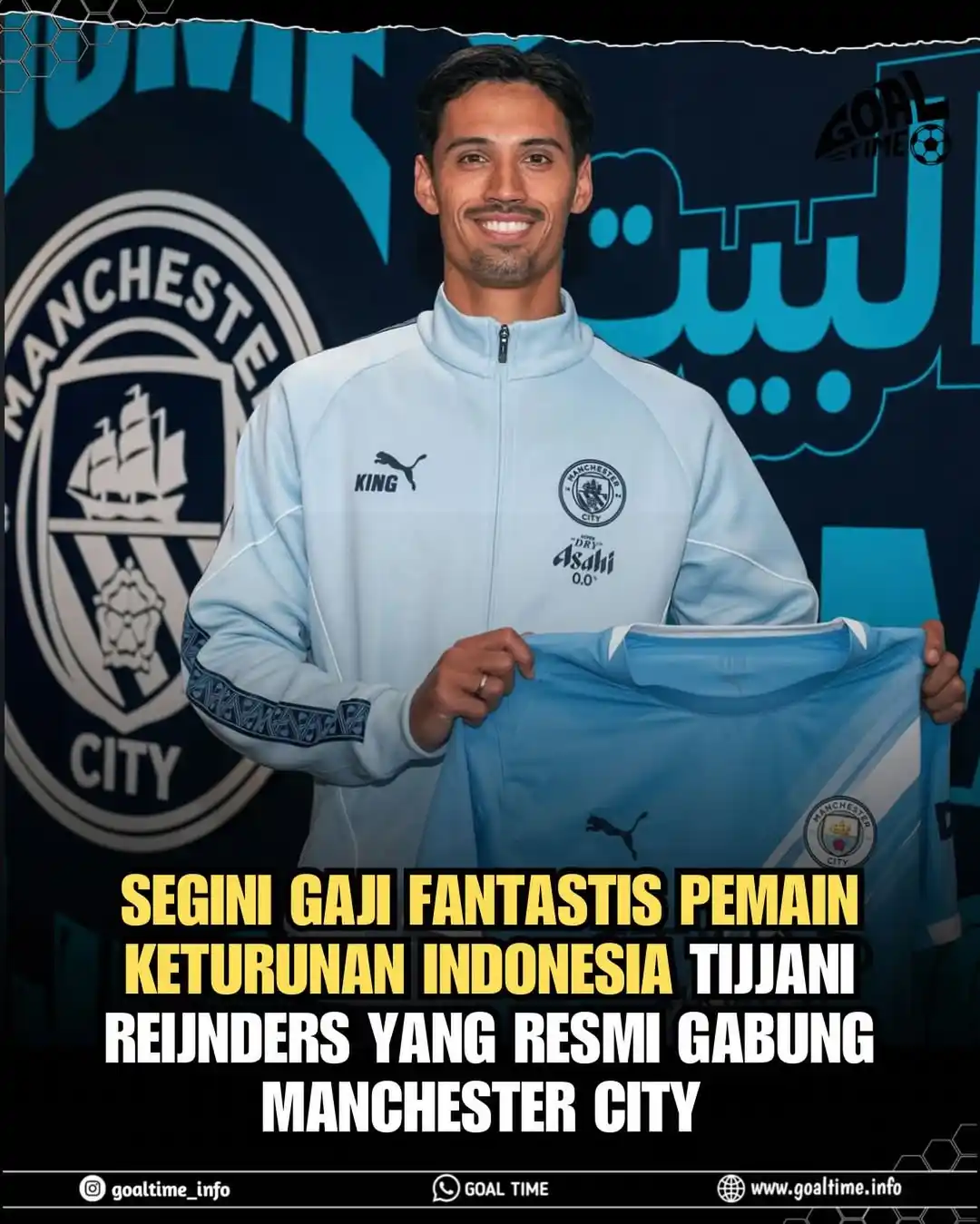 Image from GOAL TIME: SEGINI gaji fantastis pemain keturunan Indonesia Tijjani Reijnders yan...