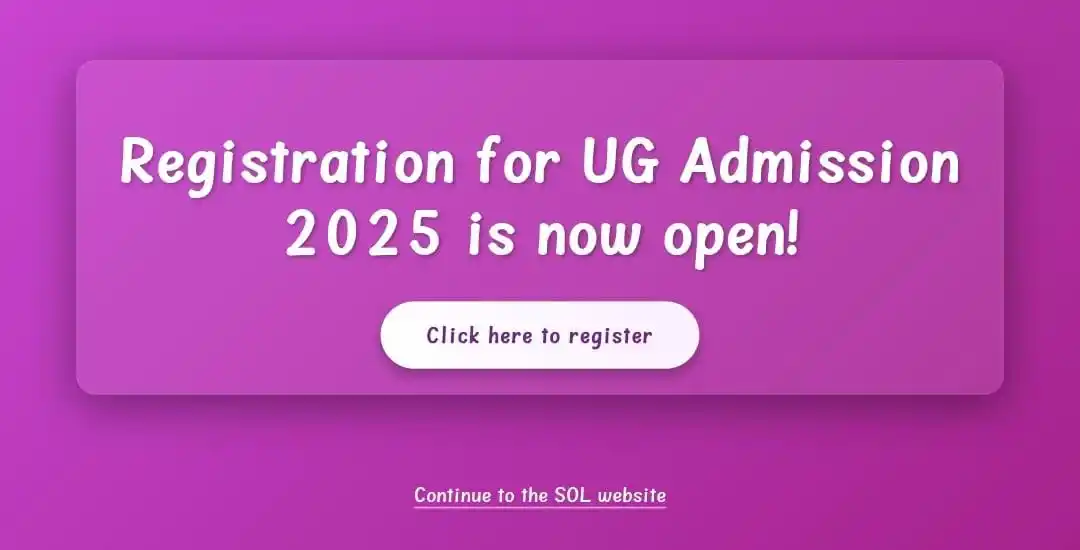 Image from SOL STUDY INFORMATION 🎓: 📍 Sol ug admission 2025 ke complete admission start ho gya hai pehle ...