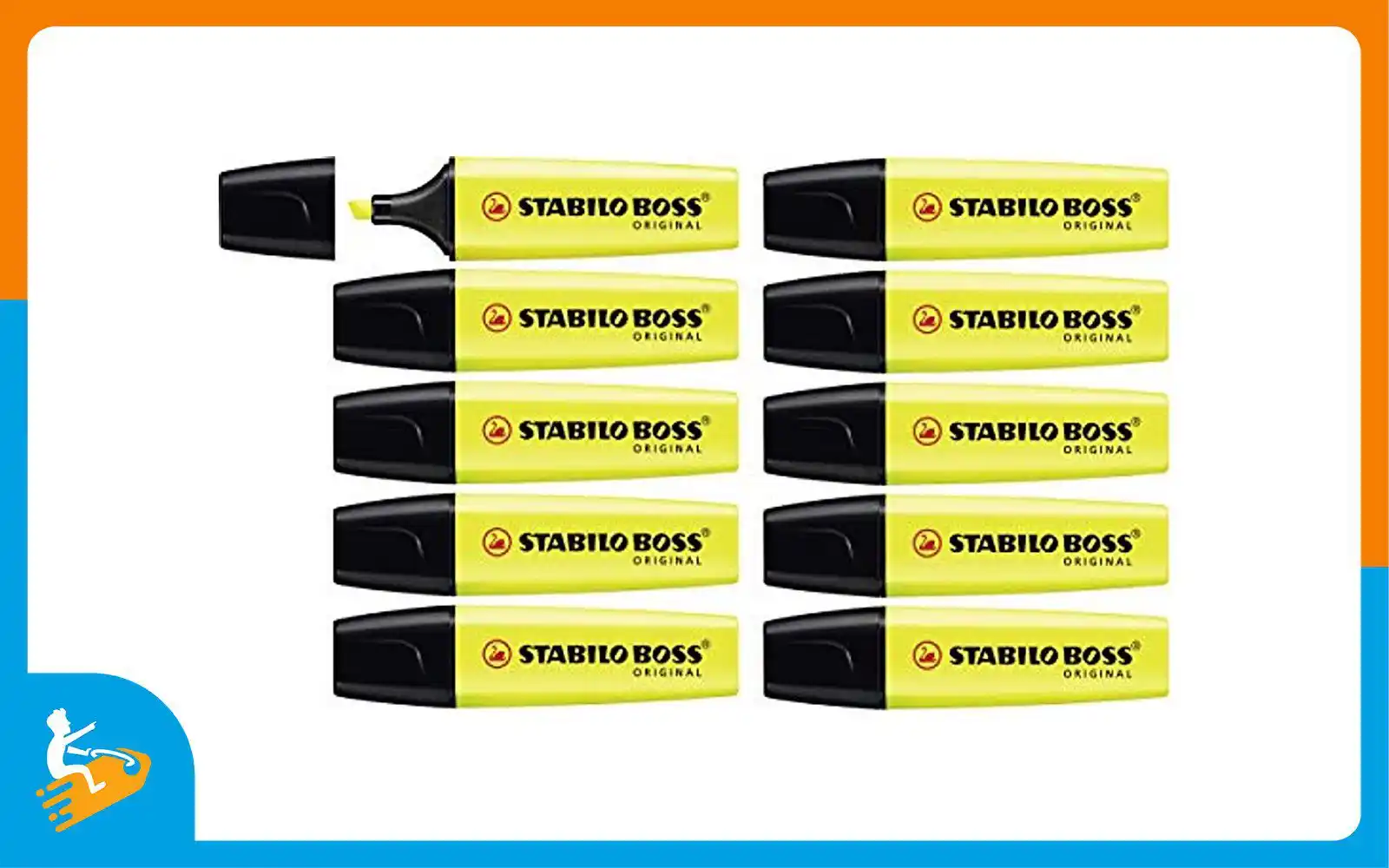 Image from La pagina degli sconti 💰: 💡 *Stabilo BOSS ORIGINAL, Evidenziatore Giallo, Confezione da 10 Pezz...