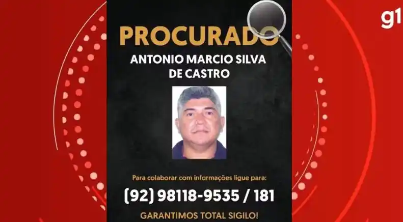 Image from g1 AM: *Suspeito de matar casal por ciúmes na frente da filha é preso em Mana...