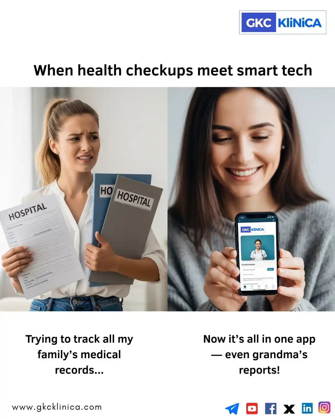 Image from GKC KLINICA - HEALTHCARE PLATFORM: 📲 Switch to GKC Klinica – your all-in-one health app for you and your...