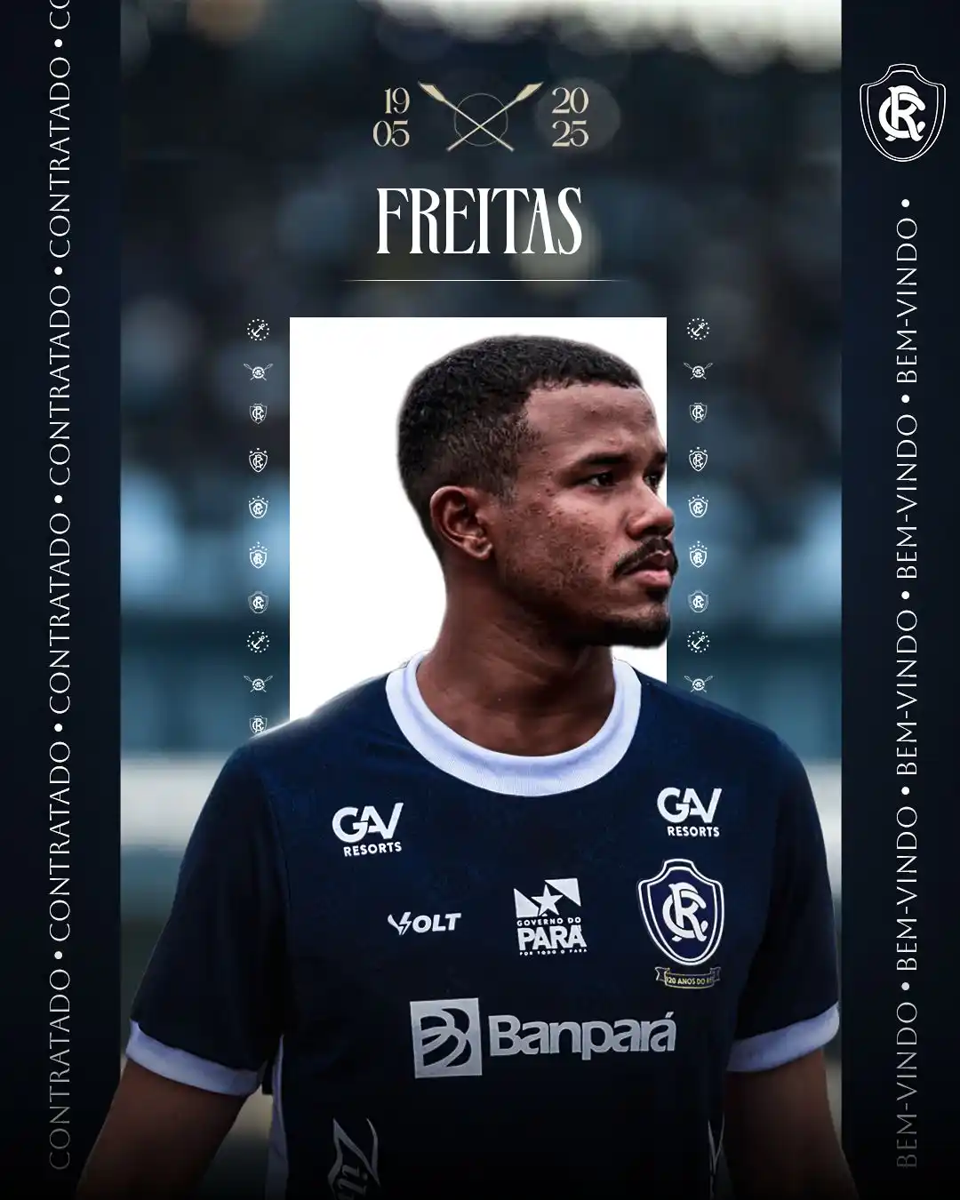 Image from Clube do Remo Oficial: Tem mais reforços na área! O meia Freitas e o zagueiro Kayky Almeida c...