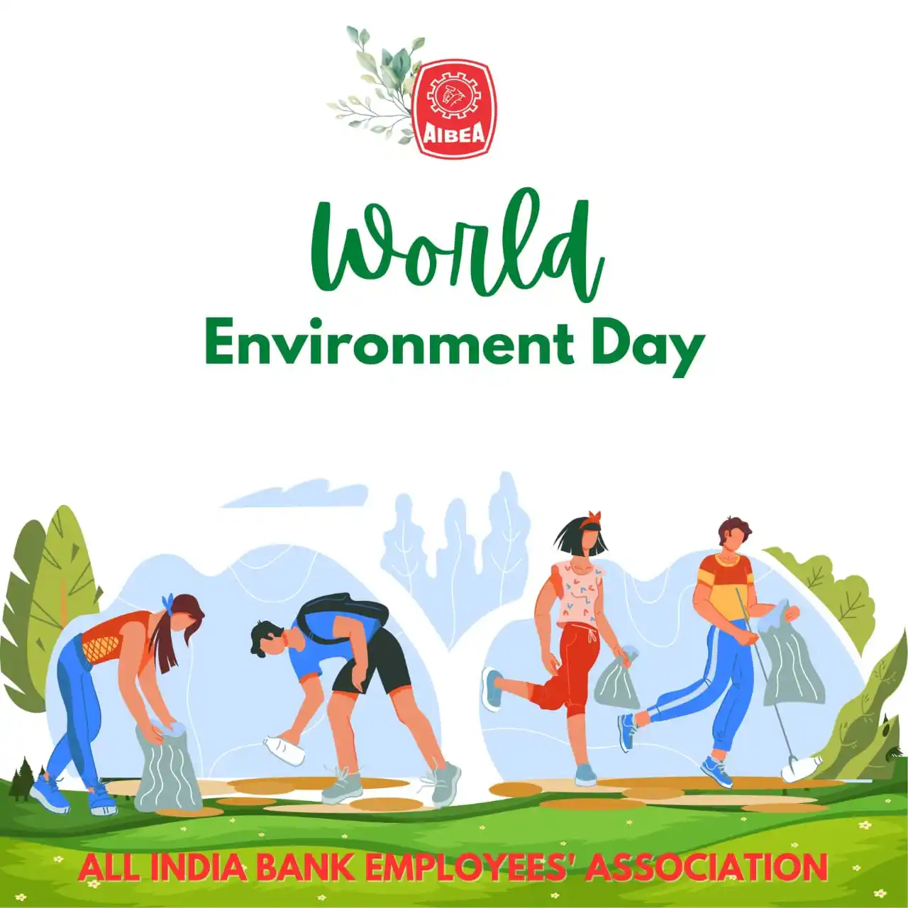 Image from AIBEA All India Bank Employees Association: World Environment Day <a class="text-blue-500 hover:underline cursor-p...
