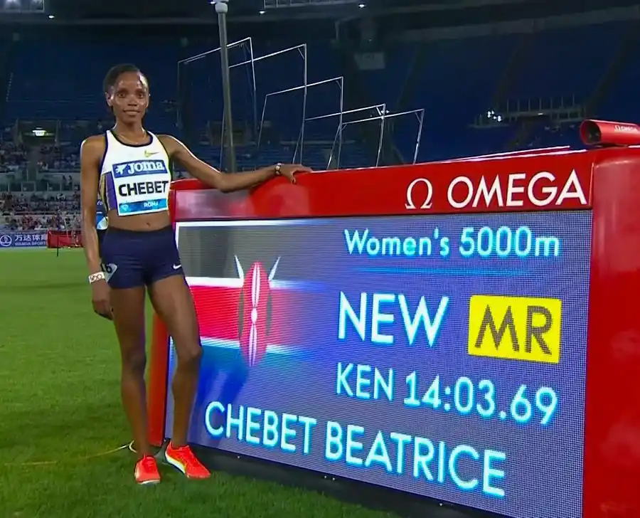 Image from Athletics Africa: Wow! What a race at the Wanda Diamond League in Rome 🙌🏾💥 The second...