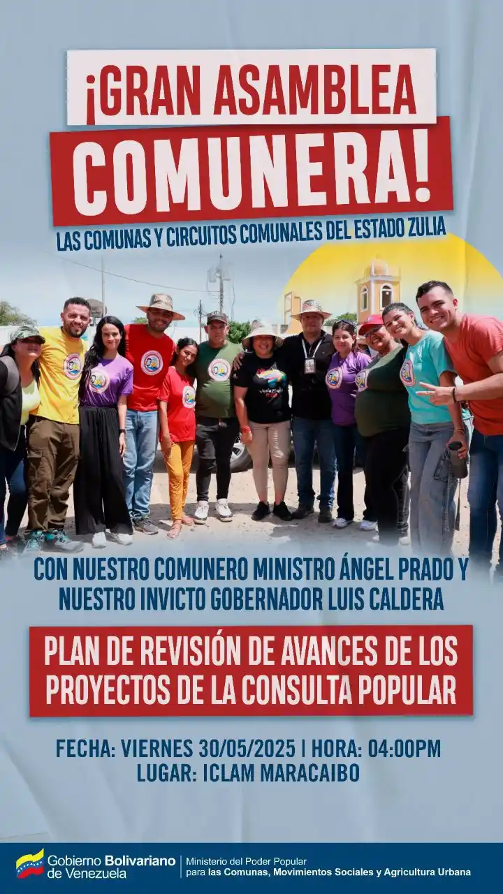 Image from ComunasVE: ¡Y nos vamos pal Zulia! A una gran Asamblea Comunera con el Invicto G...