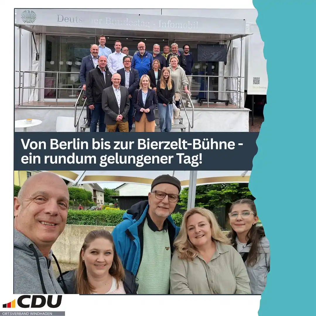 Image from CDU Windhagen: ☀️🚩 Zwei tolle Veranstaltungen an einem Tag – was will man mehr? Ges...