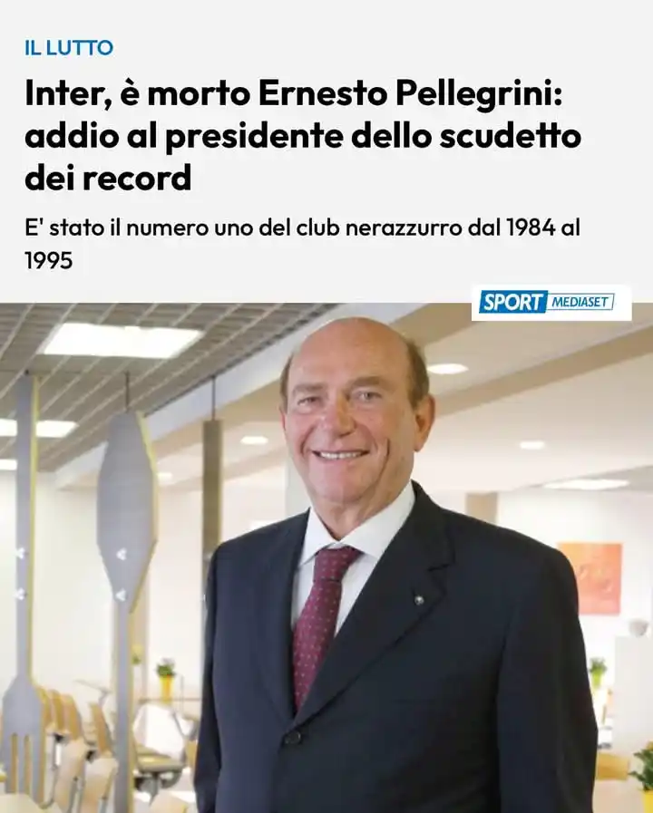 Image from Cristiano Romani: Addio grande Presidente. Anche per lui, stasera, dobbiamo vincere la C...