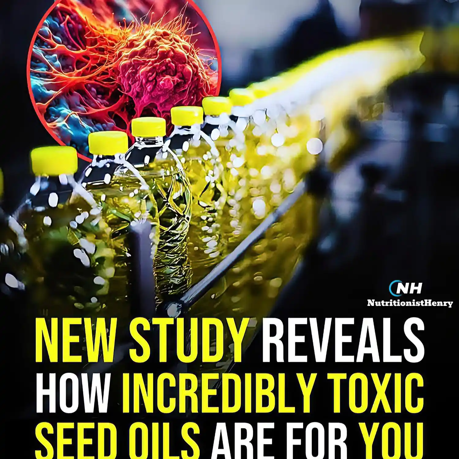 Image from NUTRITIONIST HENRY: As you’re preparing for your lunch, be aware of Seed Oils‼️ Seed oils...