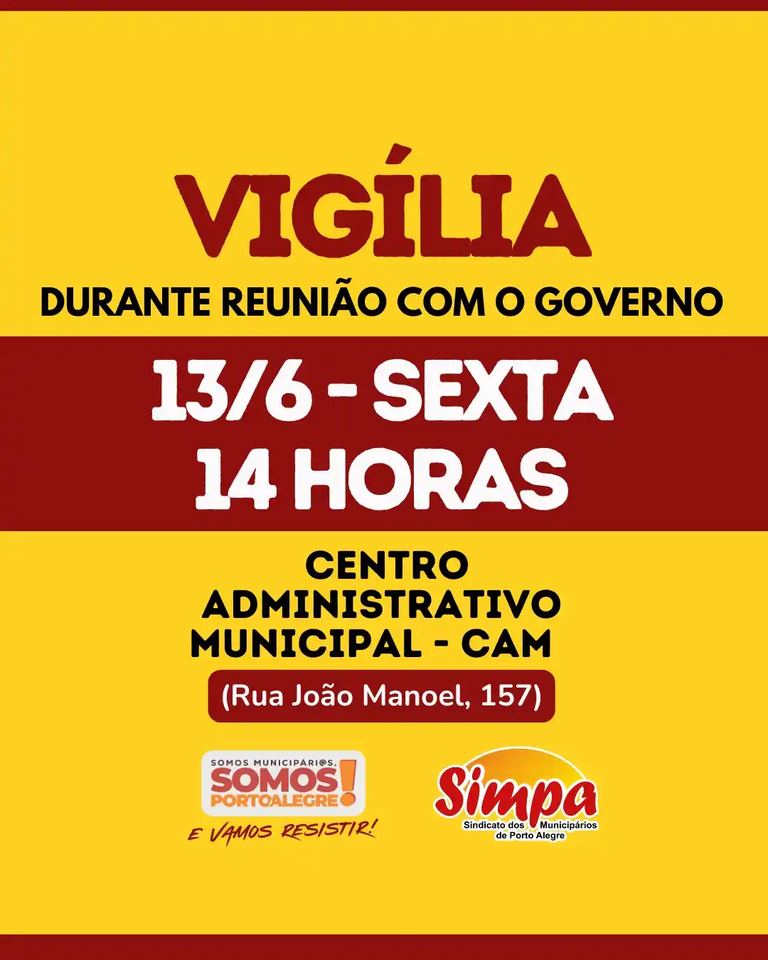Image from 📣 Canal de Notícias SIMPA: *ATENÇÃO CATEGORIA: SEXTA-FEIRA (13/6) TEMOS REUNIÃO COM O GOVERNO E V...